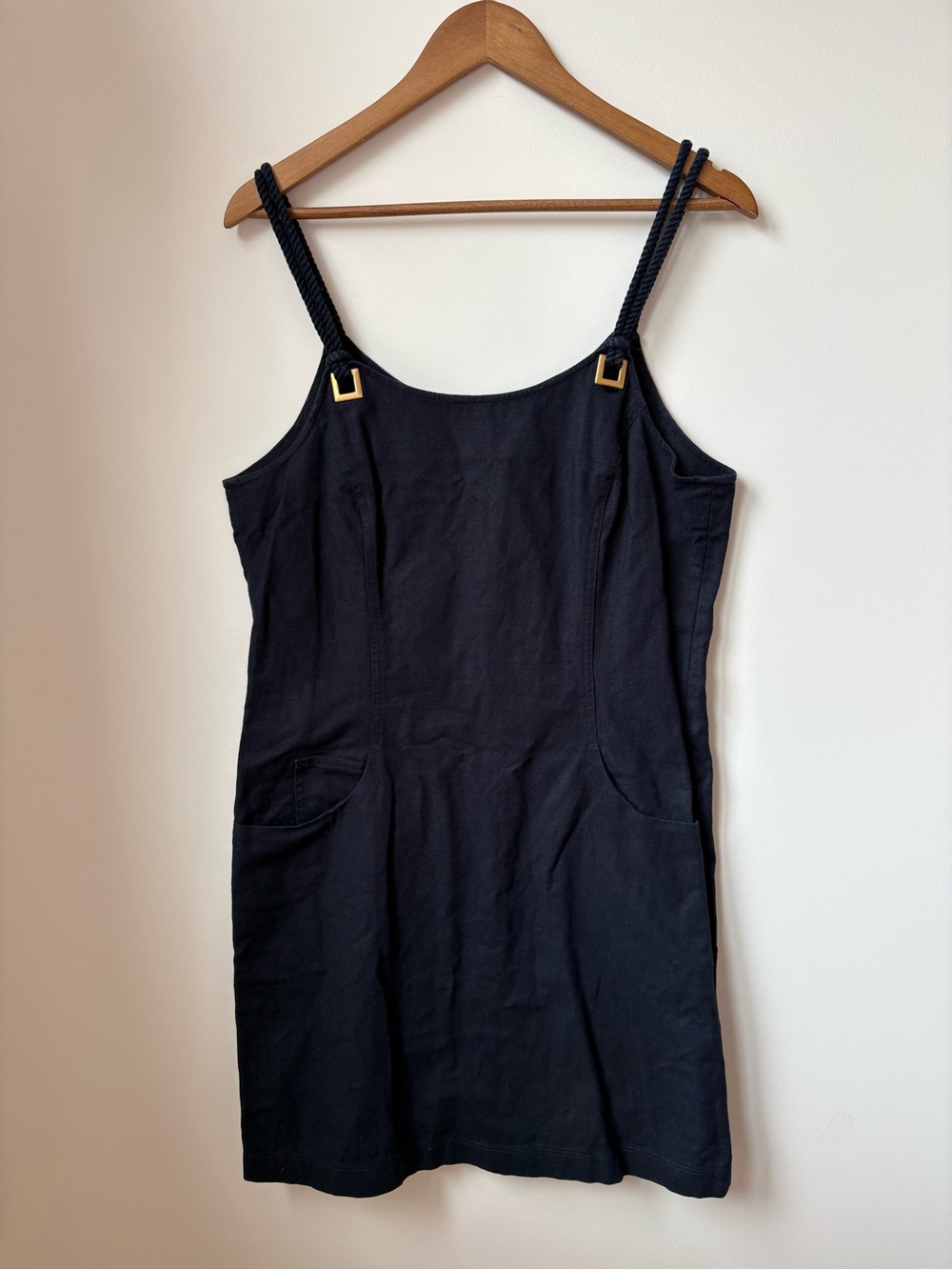 Escada Sport Navy/Black Hoodie with Rope Shoulderd